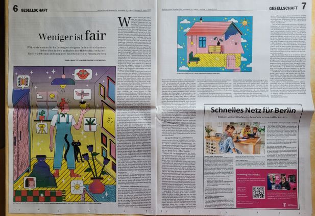 Berliner Zeitung, "Weniger ist fair"